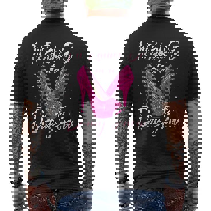 Lgbtq I'd Rather Be At A Draghow ドラァグクイーン 長袖tシャツ メンズTシャツ バックプリント