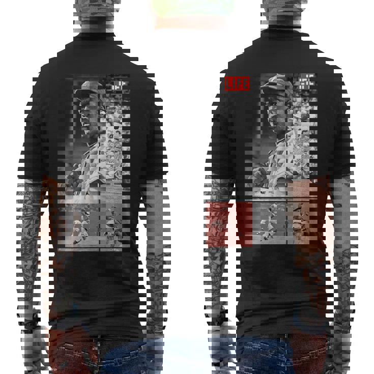 Life Picture Collection _ ジャッキー ロビンソン7 _ 野球 メンズTシャツ バックプリント
