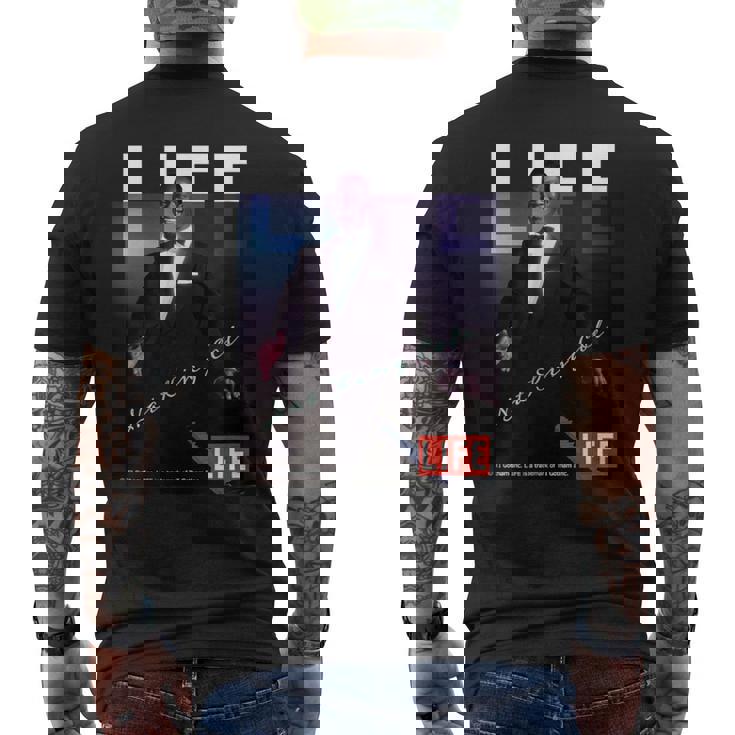 Life Picture Collection ナット キング コール ／ ピアノ（1） メンズTシャツ バックプリント