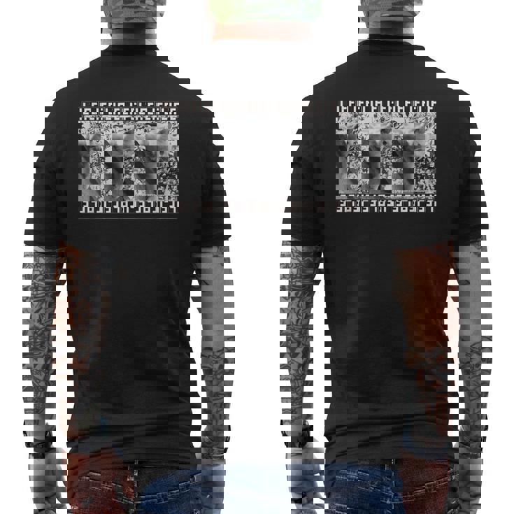 Life Picture Collection 猫（3） メンズTシャツ バックプリント