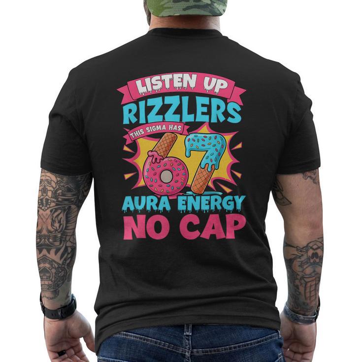 Listenup Rizzlers Listen Up Rizzlers This Sigma Has 67 Aura Energy Gen Alpha Men's T ...
