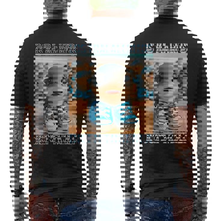 Los Traleritos Dicen Tralala イタリアンブレイン メンズTシャツ バックプリント