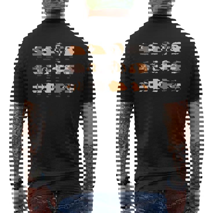 I Love Guinea Pig モルモット種tシャツ 長袖tシャツ メンズTシャツ バックプリント