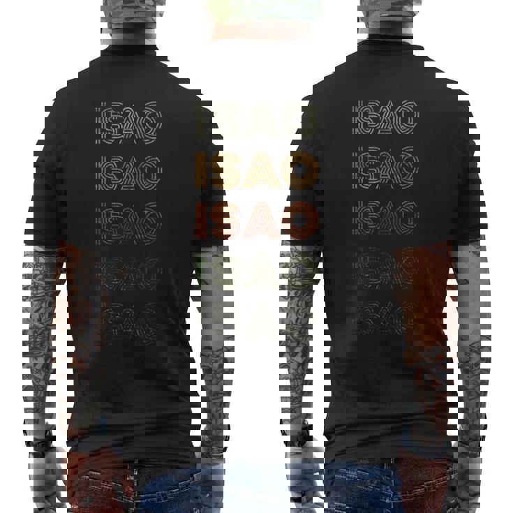 Love Heart Isao グランジ ヴィンテージスタイル ブラック イサオ メンズTシャツ バックプリント