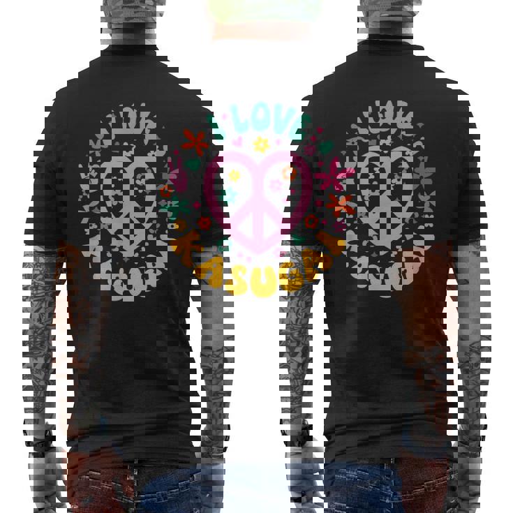 I Love Kasugai 春日井大好き メンズTシャツ バックプリント