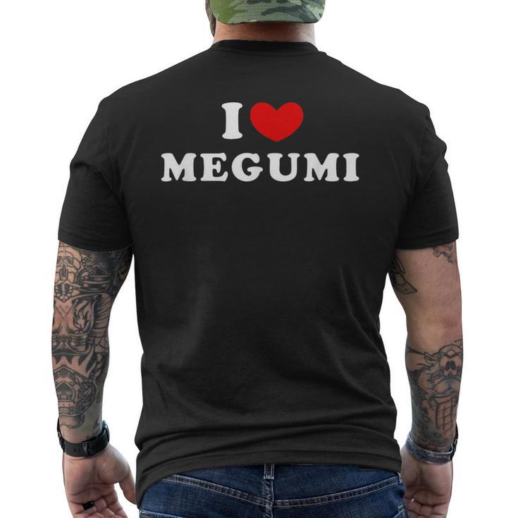 Megumi Dog Hand Shadow Devine Men's T-shirt Back Print - Thegiftio