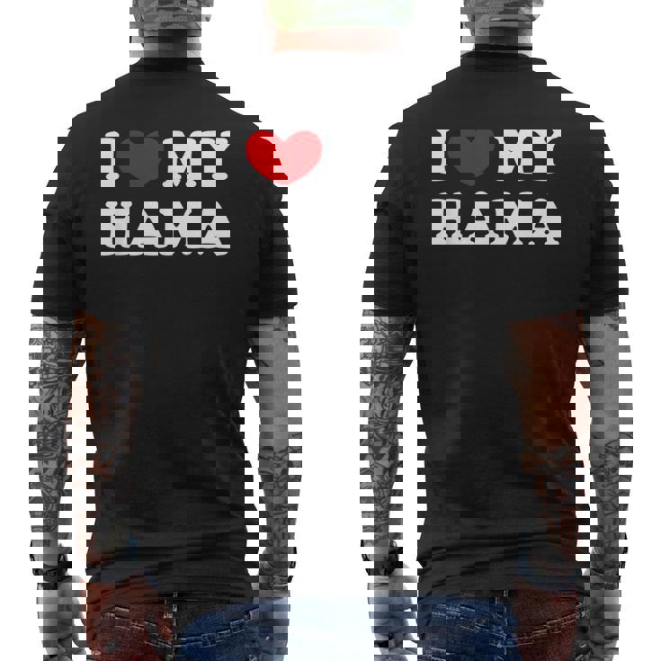 I Love My Hama アイ・ラブ・マイ・ハマ メンズTシャツ バックプリント