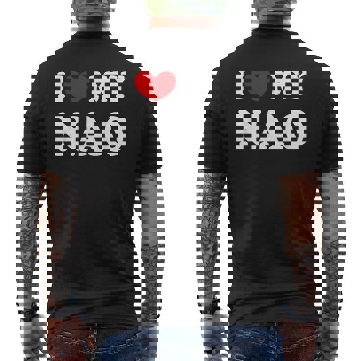 I Love My Nao アイ・ラブ・マイ・ナオ メンズTシャツ バックプリント