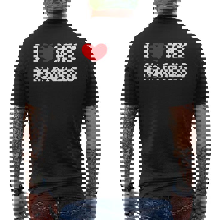 I Love My Naoko アイ・ラブ・マイ・ナオコ メンズTシャツ バックプリント