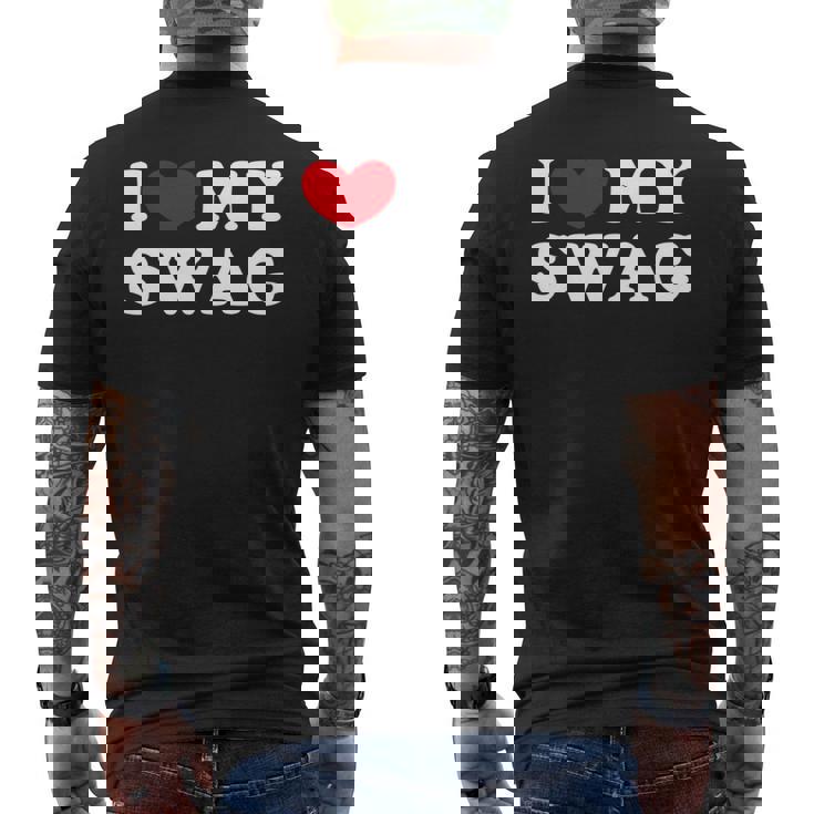 I Love Mywag アイ・ラブ・マイ・スワッグ、アイ・ハート・マイ・スワッグ 長袖tシャツ メンズTシャツ バックプリント