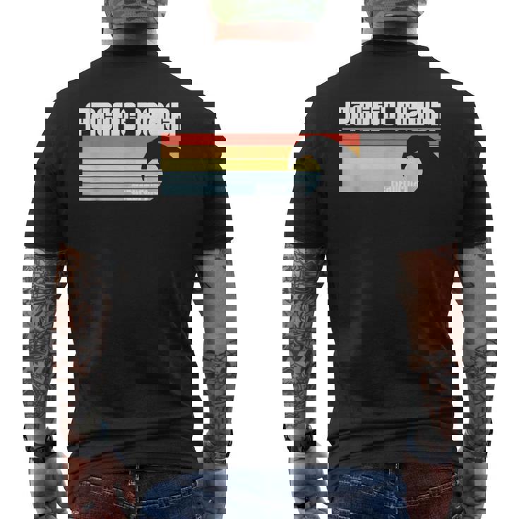 I Love Pacific Beach California Ca パシフィックオーシャンウェーブ メンズTシャツ バックプリント