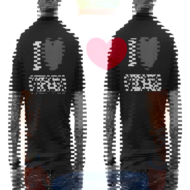 I Loveienna ウィーンが大好き メンズTシャツ バックプリント