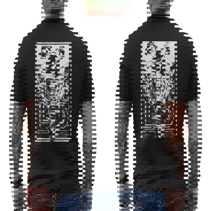 Lsd ヒステリア – レトログラインドハウスb-ムービーアート 長袖tシャツ メンズTシャツ バックプリント