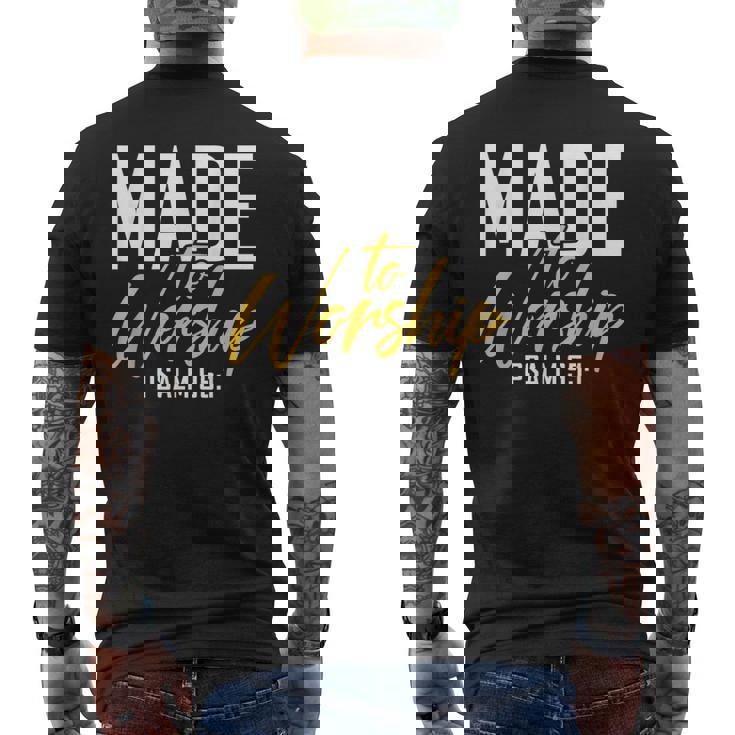 Made To Worship シャツ 礼拝用シャツ メンズ&レディース 神様 メンズTシャツ バックプリント