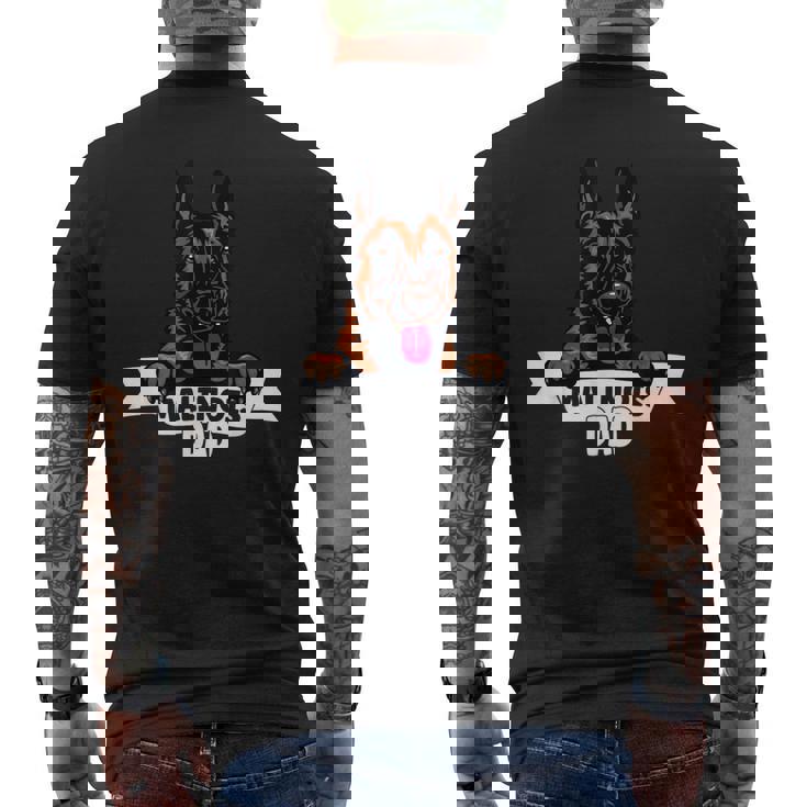 Malinois Dad Para Todos Los Papas Malinois T-shirt da uomo con stampa posteriore