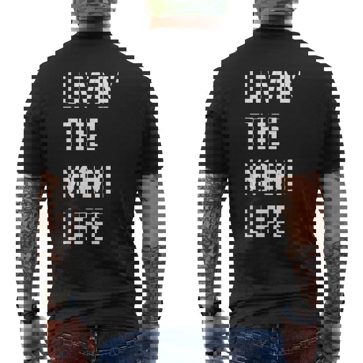 Mami の人生を生きている Mami メンズTシャツ バックプリント