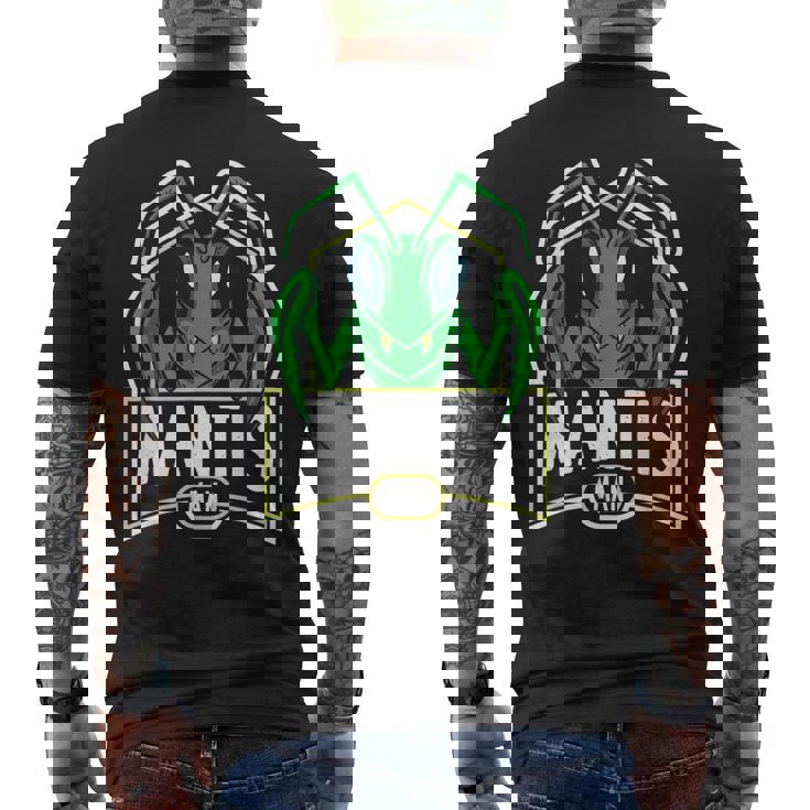 Mantis Man マンティス カマキリ 昆虫 昆虫学 男性 メンズTシャツ バックプリント