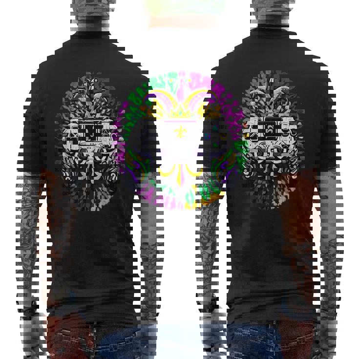 Mardi Gras おもしろ絞り染め ゲーマー 男の子服 メンズゲーム メンズTシャツ バックプリント