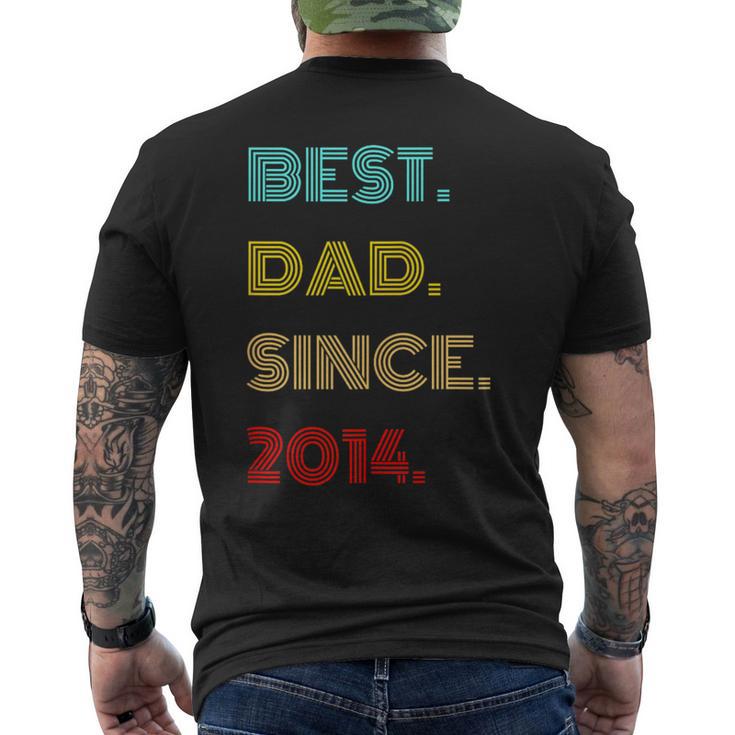 Miglior Papà Dal 2014 Regali Per La Festa Del Papà T-shirt da uomo con stampa posteriore