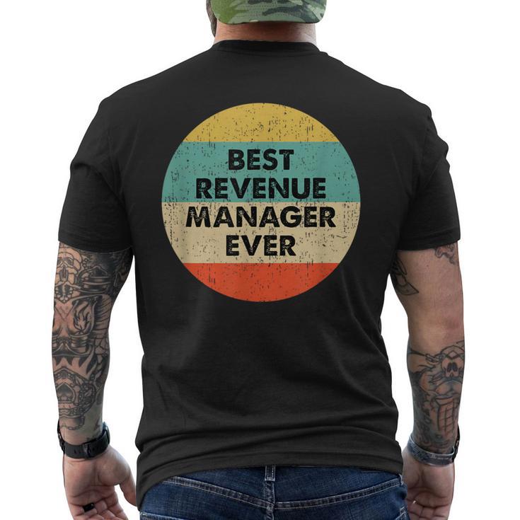 Miglior Revenue Manager Diempre T-shirt da uomo con stampa posteriore