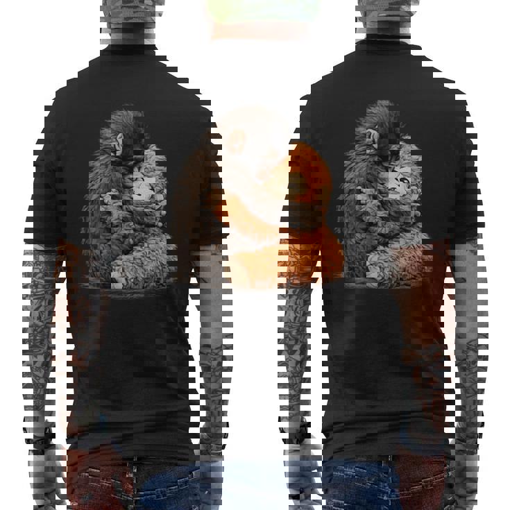 Monkey Team Punch メンズTシャツ バックプリント