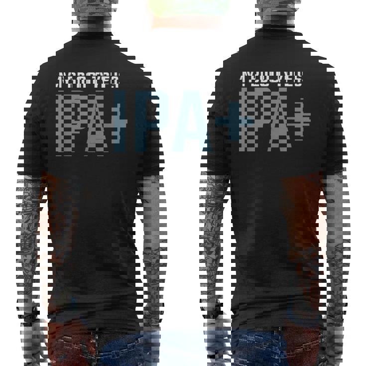 My Blood Type Is Ipa クラフトビール Ipa ペールエール メンズTシャツ バックプリント