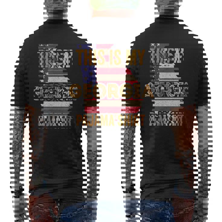 My Georgia パジャマ シャツ ファニー ジョージア メンズTシャツ バックプリント