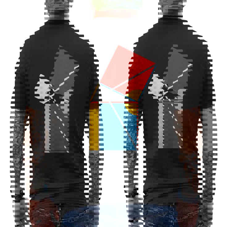 Nerdy Byrne's ピタゴラスの定理 幾何学 数学教師 Wt メンズTシャツ バックプリント