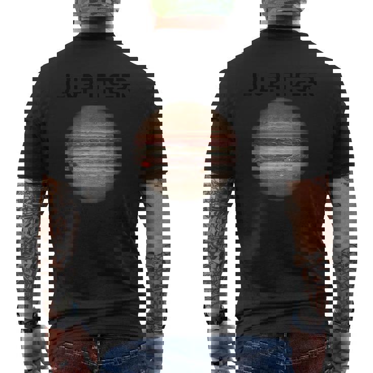 Nerdy Jupiter 天文学 科学惑星 太陽系 事実 B メンズTシャツ バックプリント