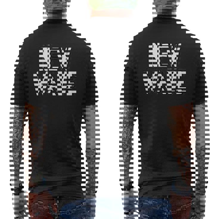 New Wave ミュージックスタイル ジャンル メンズTシャツ バックプリント