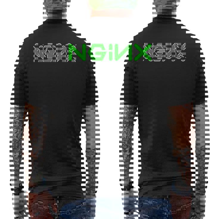 Nginx メンズTシャツ バックプリント