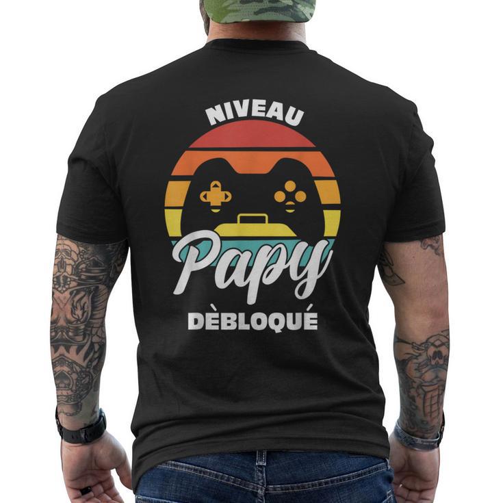 Niveau Papy Débloqué Grandpa T-shirt imprimé au dos