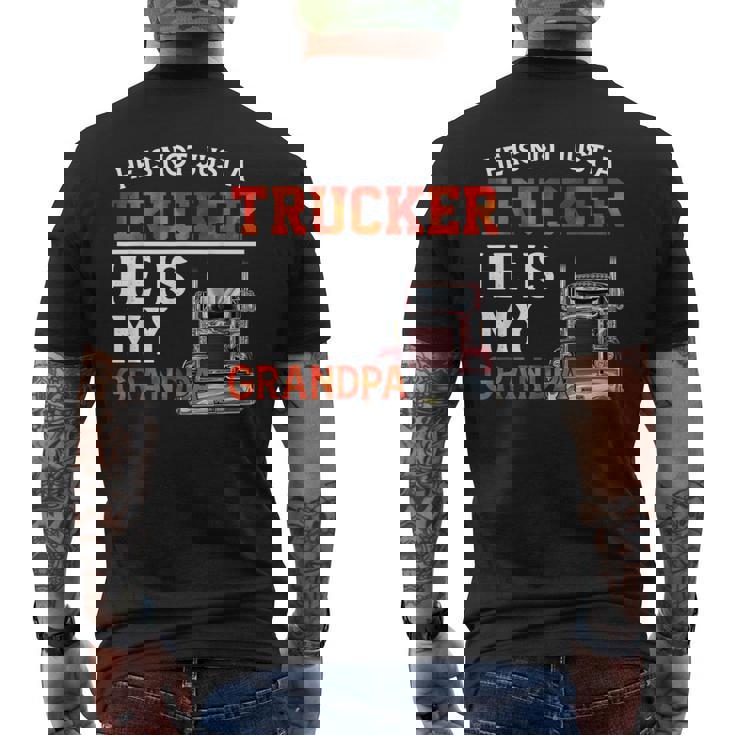 No Esolo Un Camionero Es Divertido El Día Del Padre De Mi Abuelo Camiseta Hombre Estampado Espalda