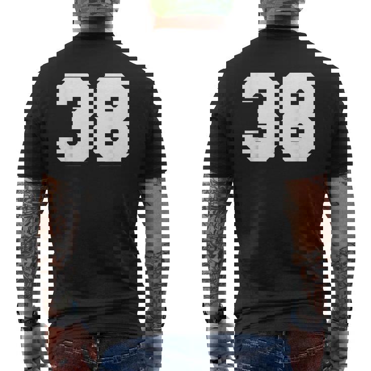 Number 38Ports Jersey Player 38 Fan Front Printarsity メンズTシャツ バックプリント