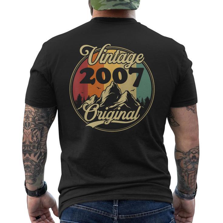 Original 2007Intage Cadeau D'anniversaire Rétro 18 Ans T-shirt imprimé au dos