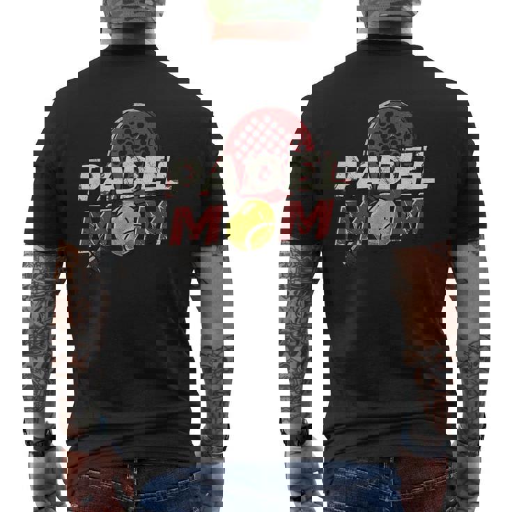 Padel Mom Padel Tennis Sport Racket & Ball Parent Athlete Men's Back Print T-Shirt Padel Mom Padel Tennis Sport Racket & Ball Parent Athlete Men's Back Print T-Shirt