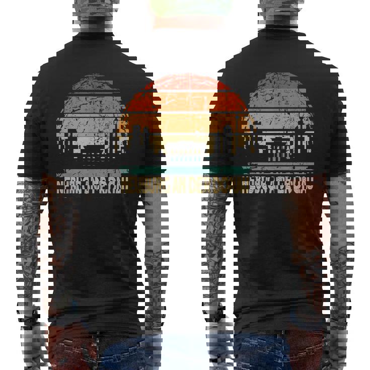 Panorama De Neubourg-Sur-Le-Danube T-shirt imprimé au dos