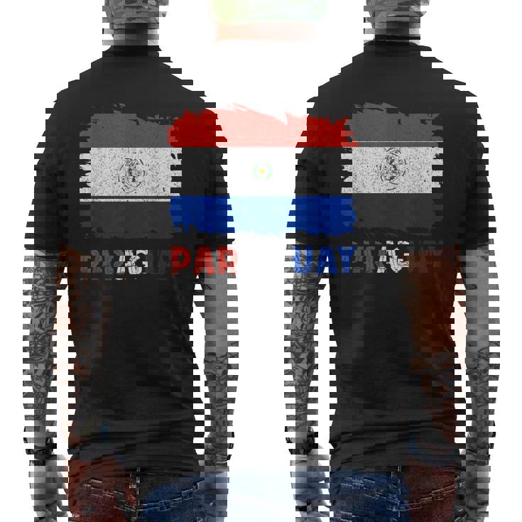 Paraguayan Pride Drapeau Paraguayen Avec Racines Paraguayennesintage T-shirt imprimé au dos