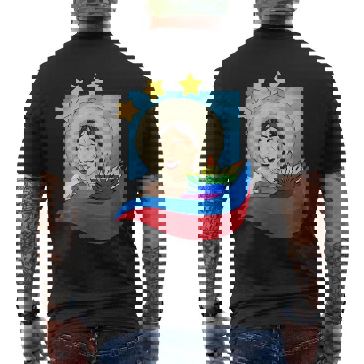 Philippines Lesbian Filipino Gay Alaska Pride Month LGBTQ Men's Back Print T-Shirt