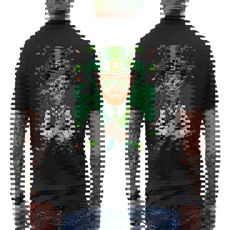 Plumber Saint Patrick's Day Irish Shamrock Plumbing Men's Back Print T-Shirt