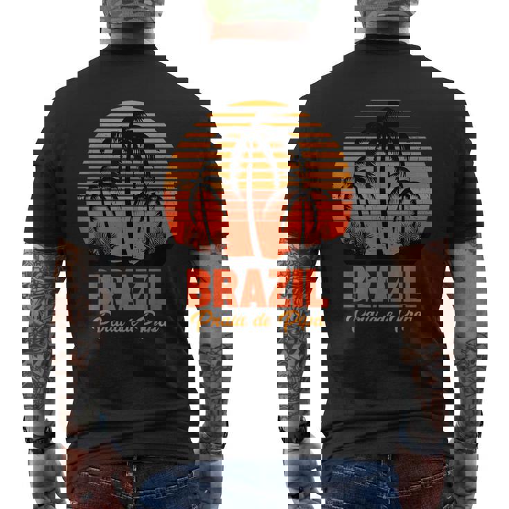 Praia De Pipa ブラジル メンズTシャツ バックプリント
