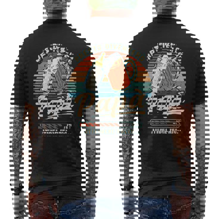 Presto Papà Gravidanza Annuncio Per Il Papà In Attesa T-shirt da uomo con stampa posteriore