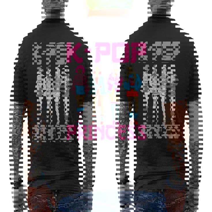 Princesa Del K-Pop En El K-Pop Camiseta Hombre Estampado Espalda
