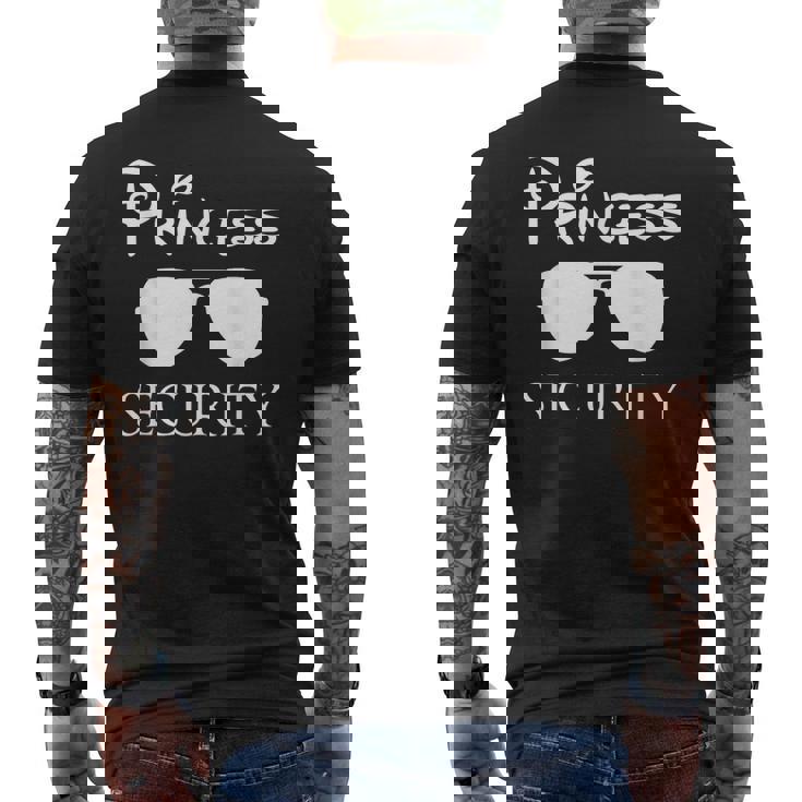 Princessecurity On Duty Family Guardian Officer メンズTシャツ バックプリント