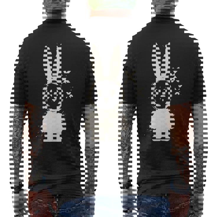 Rabbit Kawaii Creepy-Cute Bunny Aesthetic K-Pop & Alt Vibe Tank Top Men's Back Print T-Shirt