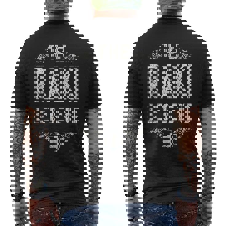 The Raki Legend Istanbul Turkish Türkei Turkey Türkiye メンズTシャツ バックプリント