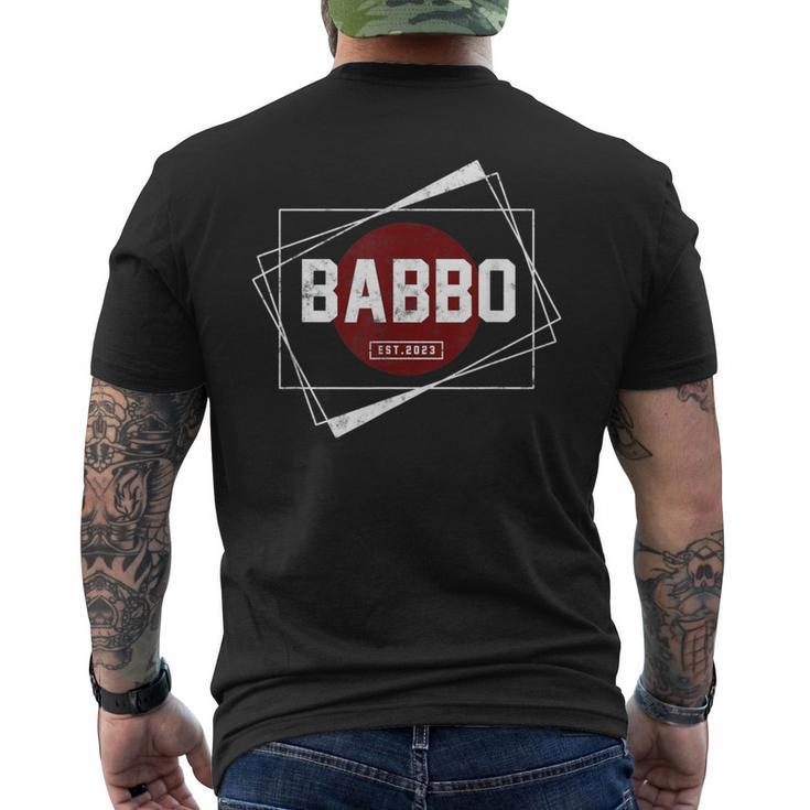 Regali Per Il Padre Per La Primaolta Per Gli Uomini Nuovo Papà In Attesa Di Babbo Natale 2023 T-shirt da uomo con stampa posteriore