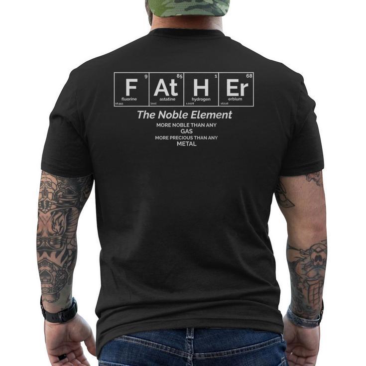 Regalo Nobile Per La Festa Del Papà Per Lacienza Chimica Del Papà T-shirt da uomo con stampa posteriore