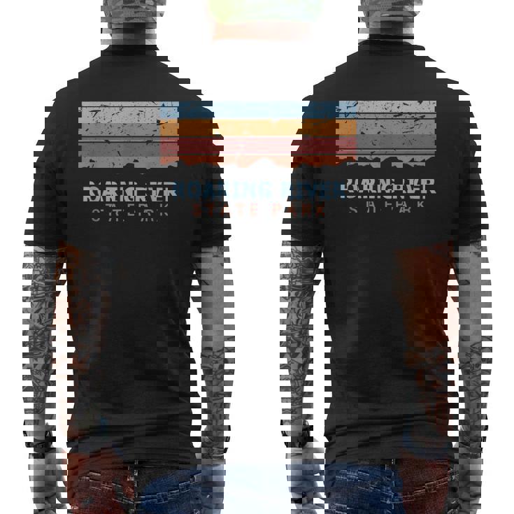 Roaring Rivertate Park ミズーリ州立公園 レトロ クール メンズTシャツ バックプリント