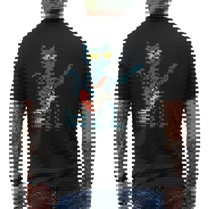 Rocker Bass Player Amp Volume Music Tank Top Men's Back Print T-Shirt